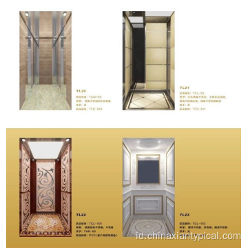 Lift Penumpang dengan Mesh Stainless Steel